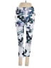 Apana Floral Blue Active Pants Size S - photo 1