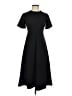 Calvin Klein Solid Black Casual Dress Size 0 - photo 1