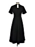 Calvin Klein Solid Black Casual Dress Size 0 - photo 2