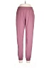 Unbranded 100% Polyester Solid Pink Casual Pants Size L - photo 1