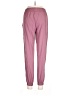 Unbranded 100% Polyester Solid Pink Casual Pants Size L - photo 2