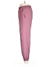 Unbranded 100% Polyester Solid Pink Casual Pants Size L - photo 5