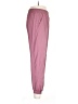 Unbranded 100% Polyester Solid Pink Casual Pants Size L - photo 4