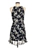 Lulus 100% Polyester Floral Black Blue Casual Dress Size M - photo 2