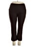 IMAN Brown Active Pants Size 2X - photo 1