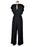 Lou & Grey Solid Black Gray Jumpsuit Size L - photo 2