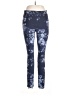 Hue Floral Blue Jeggings Size L - photo 1