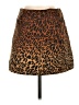 Ecote Animal Print Brown Casual Skirt Size 4 - photo 1