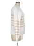 TRUTH BY REPUBLIC Stripes White Turtleneck Sweater Size M - photo 4