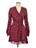 IRO 100% Polyester Paisley Burgundy Cocktail Dress Size EU (FR) 34 / US 2 - photo 1