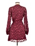 IRO 100% Polyester Paisley Burgundy Cocktail Dress Size EU (FR) 34 / US 2 - photo 2