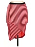 BLVD Stripes Red Casual Skirt Size M - photo 1