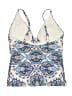 Becca Paisley Blue White Swimsuit Top Size 0 - photo 2