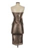 Boohoo Metallic Silver Cocktail Dress Size 4 - photo 2