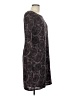 Nine West Paisley Gray Casual Dress Size L - photo 4