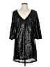 Just Fab 100% Polyester Black Cocktail Dress Size L - photo 1