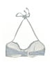 Shoshanna Chevron-herringbone Blue Swimsuit Top Size S - photo 2