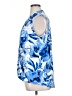 G.I.L.I. Floral Blue Sleeveless Blouse Size XL - photo 5
