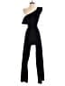 Eclipse Solid Black Jumpsuit Size M - photo 1