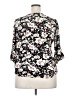 Monday Fun 100% Rayon Floral Black 3/4 Sleeve Blouse Size 2X - photo 2
