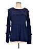 MICHAEL Michael Kors Blue Long Sleeve Blouse Size L - photo 1