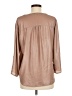 Maurices 100% Polyester Metallic Tan 3/4 Sleeve Blouse Size M - photo 2