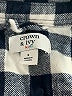 Crown & Ivy 100% Cotton Checkered-gingham Blue Long Sleeve Button-Down Shirt Size 6 - photo 3