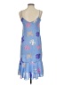 Unbranded Graphic Blue Purple Casual Dress Size XXS (estimated) - photo 2