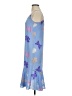 Unbranded Graphic Blue Purple Casual Dress Size XXS (estimated) - photo 5