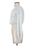 Bebe Silver Long Sleeve Top Size XS - photo 5