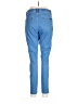 Hue Solid Blue Jeans Size L - photo 2