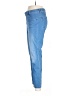 Hue Solid Blue Jeans Size L - photo 5