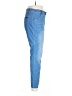 Hue Solid Blue Jeans Size L - photo 4