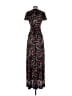 ETRO 100% Polyester Floral Black Casual Dress Size EU (IT) 44 / US 8 - photo 2