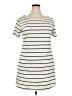 Assorted Brands Stripes Ivory Casual Dress Size XXL - photo 1