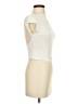 Shein 100% Polyester Ivory Short Sleeve Turtleneck Size 2 - photo 4