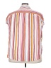 Torrid Stripes Orange Sleeveless Button-Down Shirt Size 3X Plus (3) - photo 2