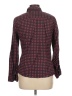 Talbots Polka Dots Burgundy Long Sleeve Button-Down Shirt Size 12 - photo 2