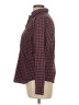 Talbots Polka Dots Burgundy Long Sleeve Button-Down Shirt Size 12 - photo 5