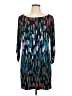 Tibi Print Teal Casual Dress Size L - photo 1