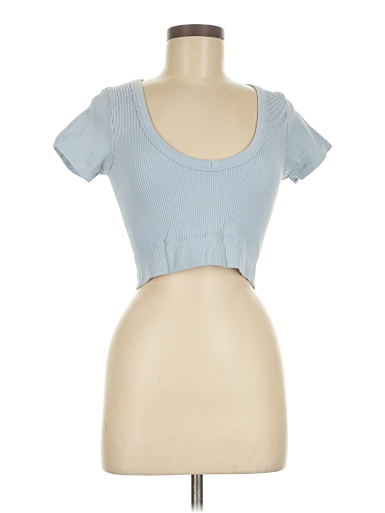 Pre-owned Garage Short Sleeve T-shirt In Blue