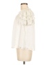 CeCe 100% Polyester Ivory Short Sleeve Blouse Size M - photo 5