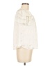 CeCe 100% Polyester Ivory Short Sleeve Blouse Size M - photo 4