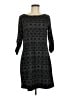 Lola Argyle Black Casual Dress Size M - photo 1