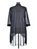 Le Bos 100% Polyester Gray Kimono Size 16 - photo 2