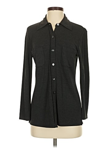 Kasper A.S.L. Long Sleeve Button-Down Shirt (view 1)