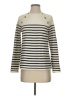Talbots 100% Cotton Stripes Ivory Pullover Sweater Size S - photo 1