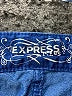 Express Jeans Chevron-herringbone Blue Jeans Size 00 - photo 8