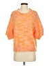 Bibi Orange Pullover Sweater Size S - photo 1