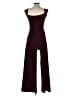 Express Solid Burgundy Jumpsuit Size XS - photo 2